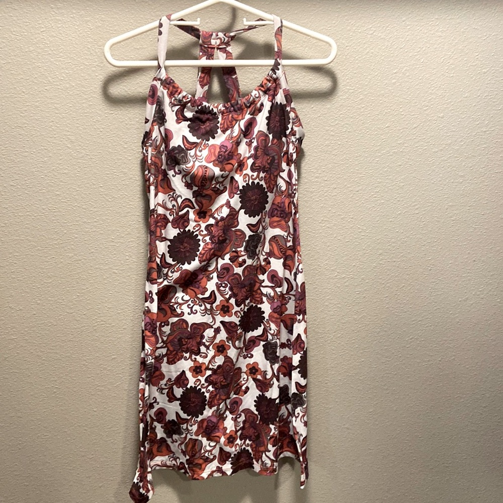 Floral print racerback dress